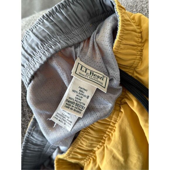 NEW L.L. Bean Men’s Yellow Swim Trunks Small - Picture 5 of 5